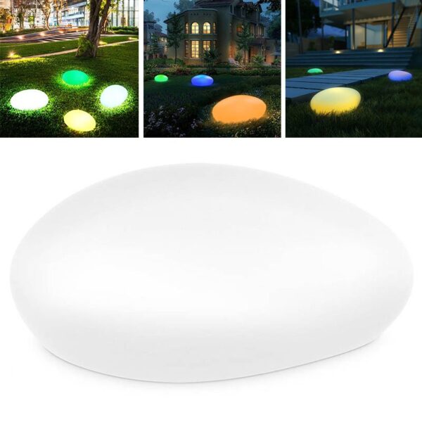 LED Garden Lights Stone Lamp Outdoor Eco-Friendly Buried Light LED Ball Light RGB Home Decor Poolside Party