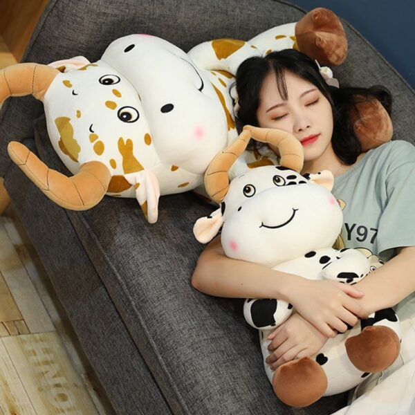 1pc 30/35/50/80cm Kawaii Cattle Plush Toy Cute Simulation Zodiac Cow Appease Doll Creative Pillow Kids Girl Baby Birthday Gift