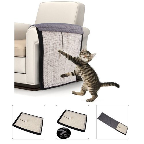 Cat scratch board sisal pad table sofa protection mat