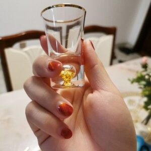 Golden Shot Glass Dispenser for Spirit photo review