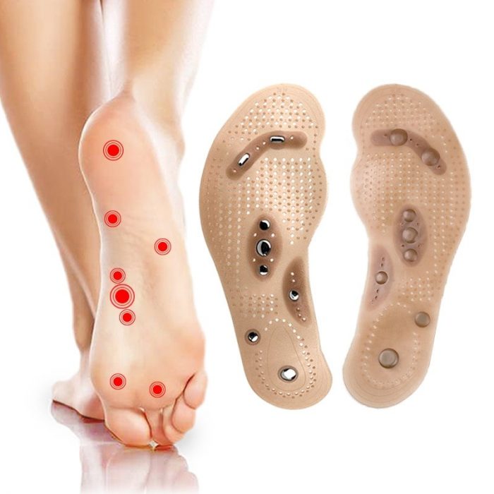 Foot Massage Magnetic Massage Insole Feet Massage Physiotherapy Therapy Acupressure Magnetic Massage Insole Slimming Insoles