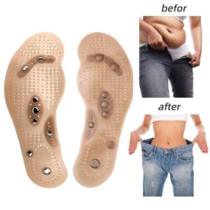 Foot Massage Magnetic Massage Insole Feet Massage Physiotherapy Therapy Acupressure Magnetic Massage Insole Slimming Insoles