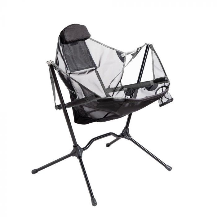 Portable Heavy Duty Outdoor Folding Camping swings chairs Aluminum Alloy luxury Camping Chair Backrest Folding