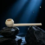 Handmade Faceted Bowl Clay Tobacco Pipe